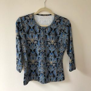 J. McLaughlin 3/4 sleeve top